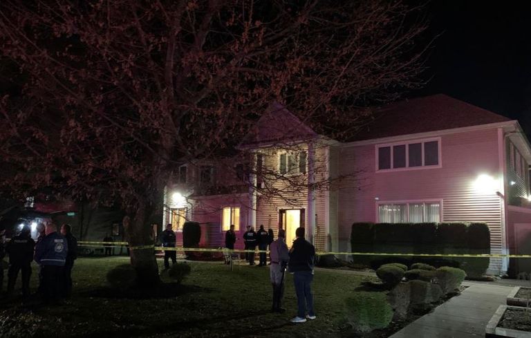 الشرطة بمحيط موقع حادث الطعن