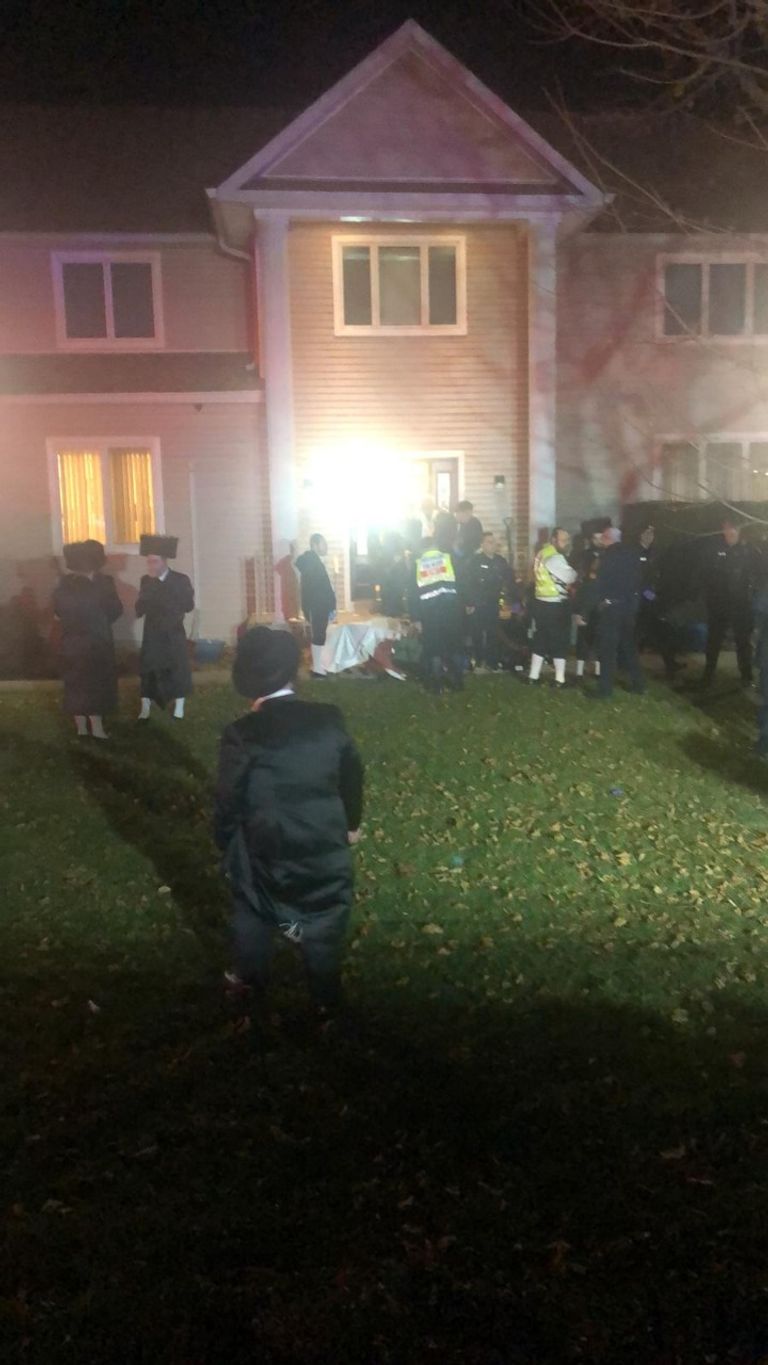 الشرطة بمحيط موقع حادث الطعن