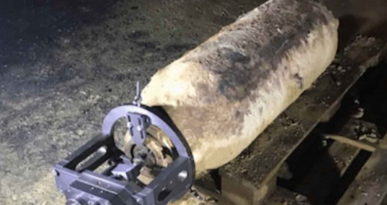 قنبلة تم اكتشافها في فرانكفورت الألمانية