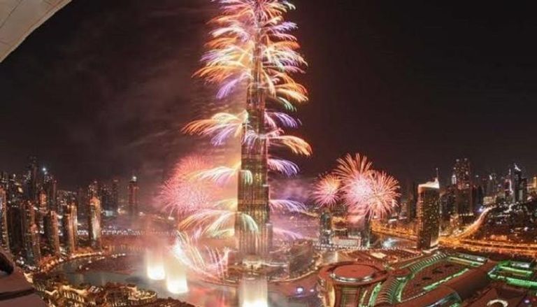 عروض الألعاب النارية في برج خليفة ينتظرها الملايين سنويا - أرشيفية