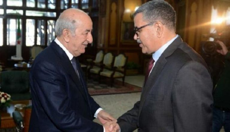 الرئيس الجزائري ورئيس وزرائه الجديد عبدالعزيز جراد