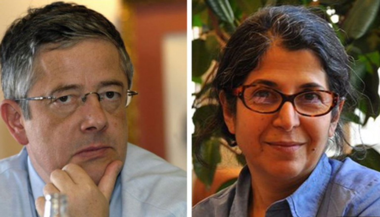 فريبا عادل خواه ورولاند مارشال الفرنسيان المعتقلان بطهران - أرشيفية الفرنسيان رولاند مارشال وفريبا عادل خواه - أرشيفية