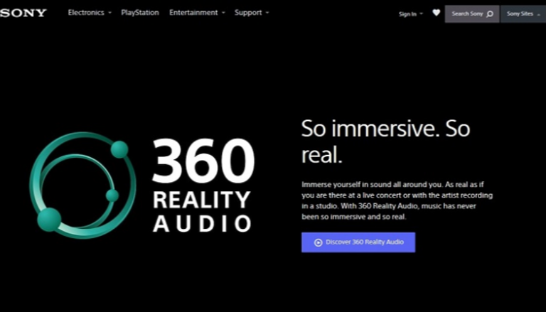 ملفات صوتية جديدة باسم 360 Reality Audio