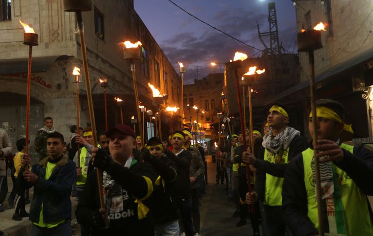 احتفالات انطلاقة فتح في أريحا