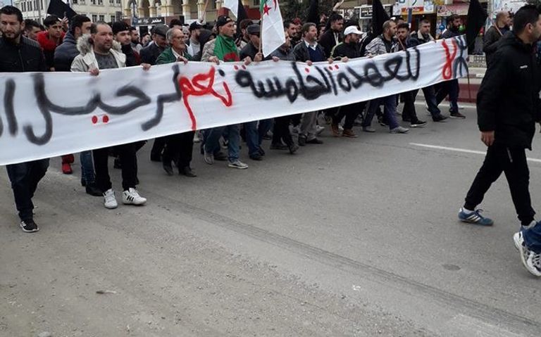 مظاهرات ضد ولاية بوتفليقة الخامسة