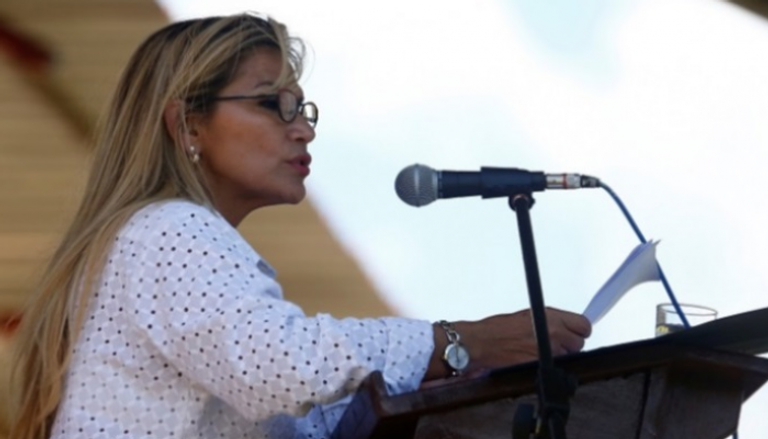 الرئيسة الانتقالية لبوليفيا جانين آنييز- رويترز