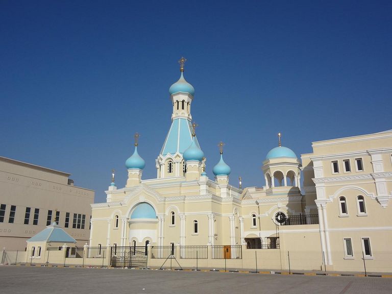 إحدى الكنائس في دبي