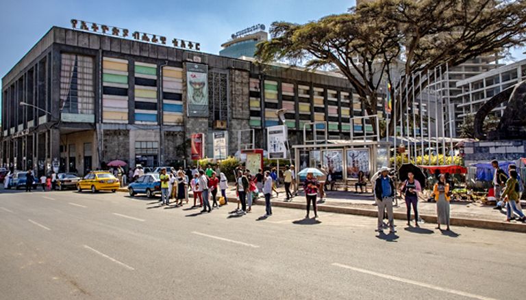 إحدى دور العرض السينمائي في إثيوبيا