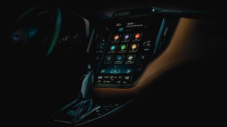 الصورة التشويقية المنشورة لسيارة Legacy