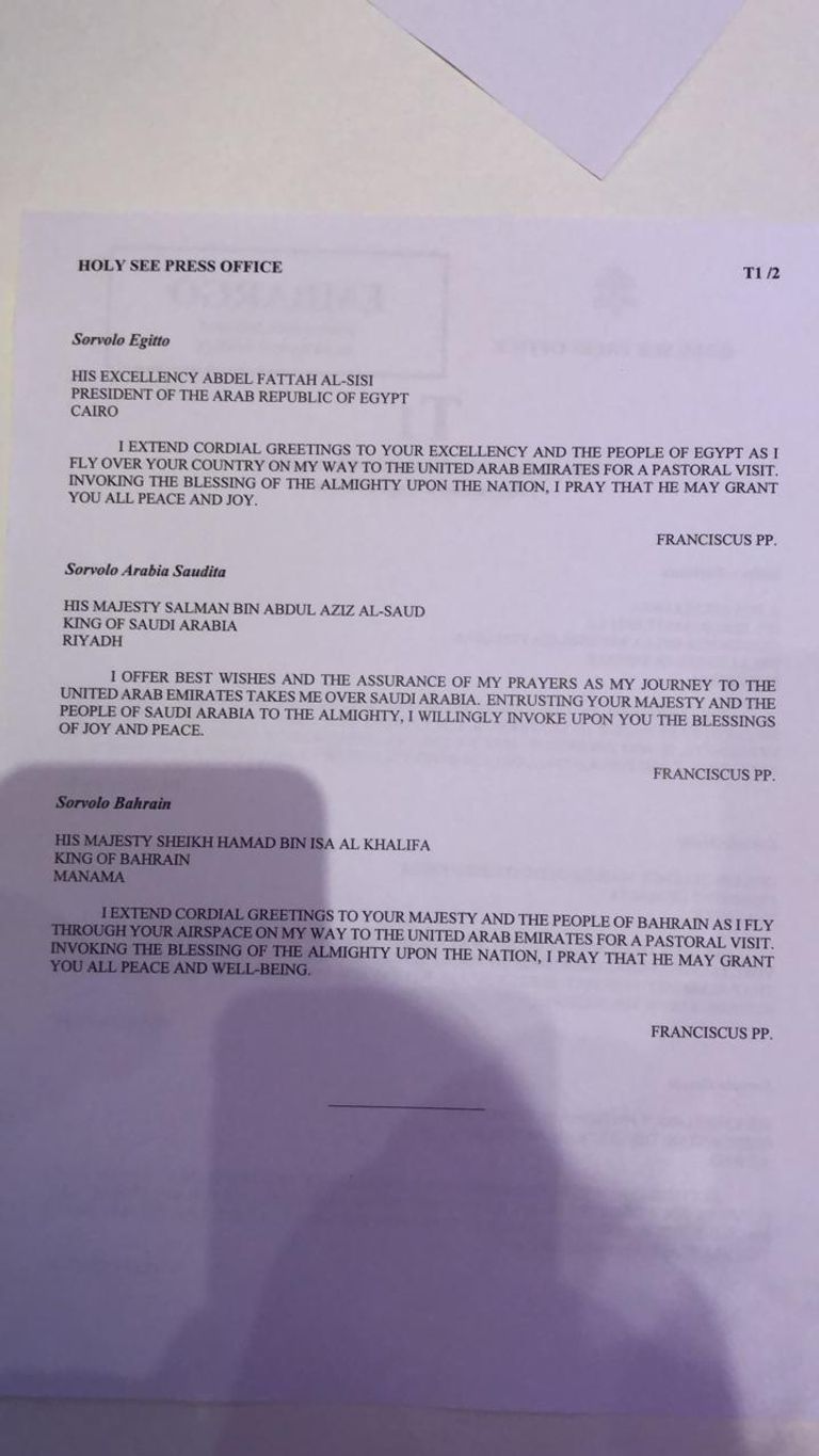 قداسة البابا فرنسيس بابا الكنيسة الكاثوليكية