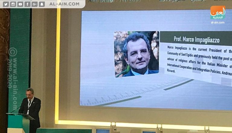 الدكتور ماركو امبليتزو رئيس جمعية سانت إيجيديو في إيطاليا