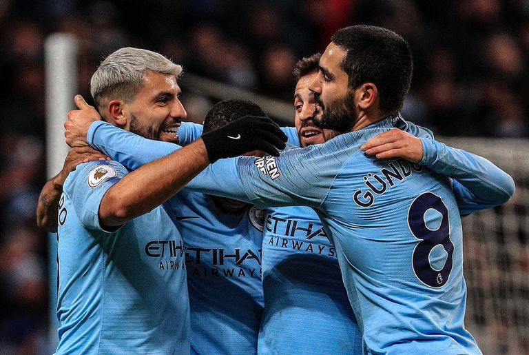 سيرخيو أجويرو مهاجم مانشستر سيتي