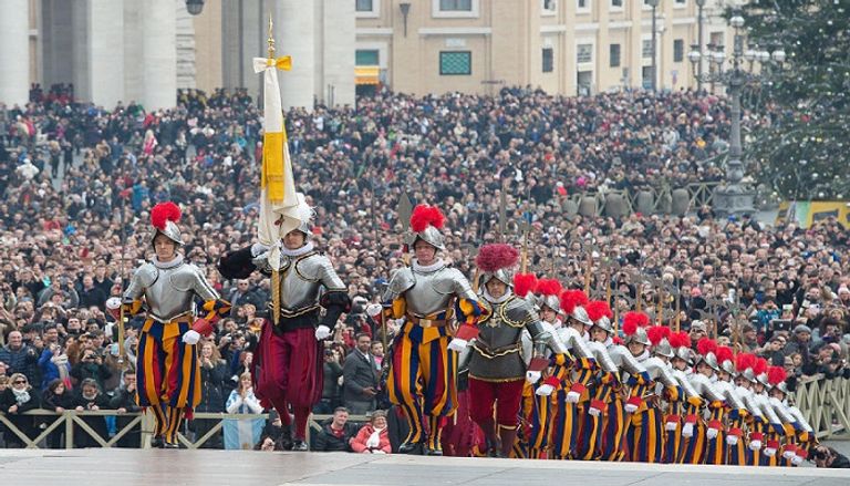 الحرس السويسري جيش بابا الكنيسة الكاثوليكية الشخصي (أرشيفية)