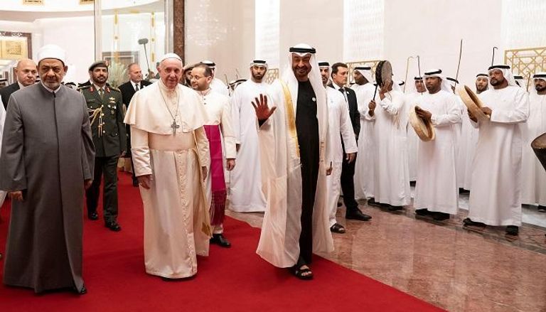 زيارة البابا فرنسيس وشيخ الأزهر إلى الإمارات