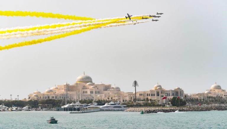 جانب من استقبال قداسة البابا فرنسيس في أبوظبي