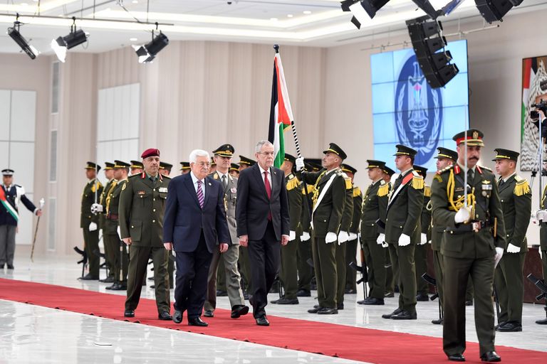 الرئيس الفلسطيني ونظيره النمساوي 