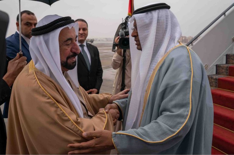 الشيخ الدكتور سلطان بن محمد القاسمي يختتم زيارة لمصر استغرقت عدة أيام