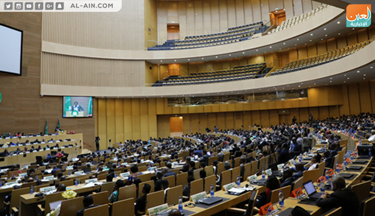 جانب من اجتماع وزراء الخارجية الأفارقة وزراء الخارجية الأفارقة