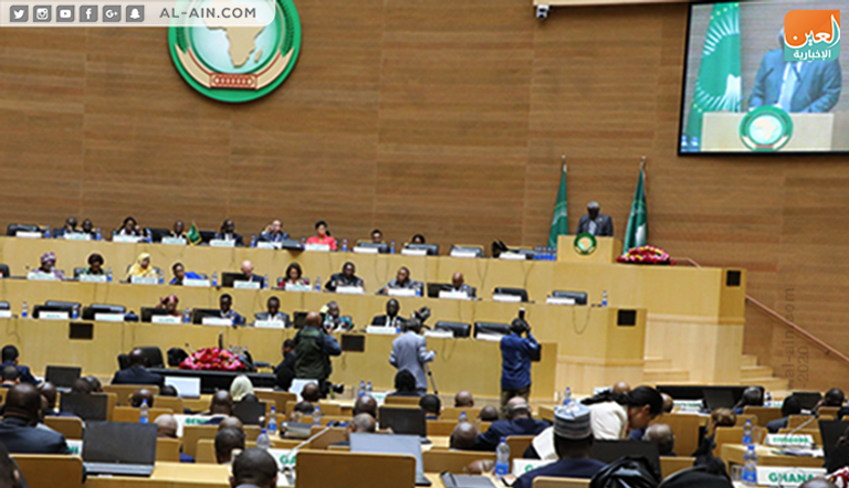 جانب من اجتماع وزراء الخارجية الأفارقة وزراء الخارجية الأفارقة