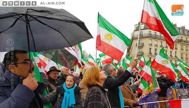 جانب من مظاهرات المعارضة الإيرانية 