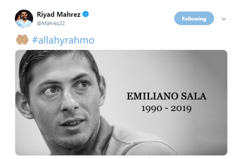 رياض محرز لاعب مانشستر سيتي الإنجليزي