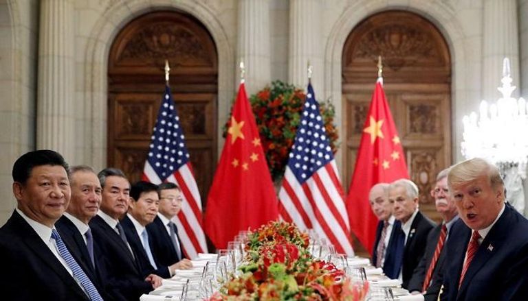 الرئيسان الأمريكي والصيني خلال لقاء على هامش قمة مجموعة العشرين