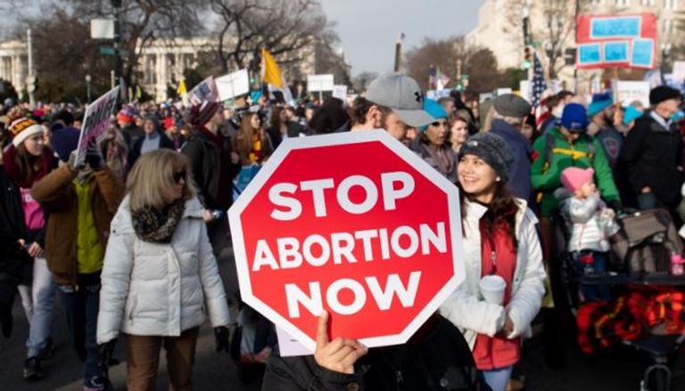مسيرة في الولايات المتحدة تطالب بمنع الإجهاض