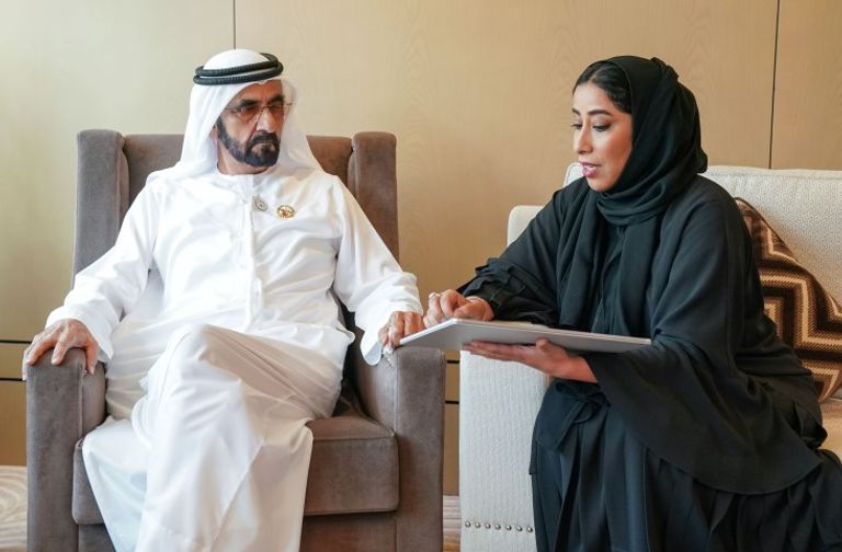 منى غانم المري المدير العام للمكتب الإعلامي لحكومة دبي