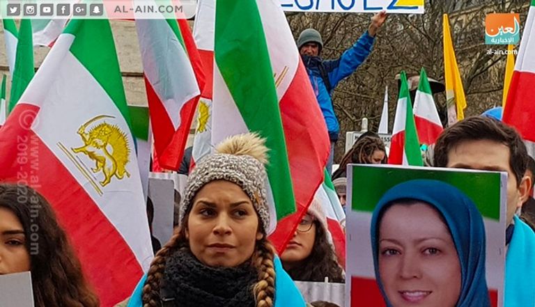 جانب من مظاهرات المعارضة الإيرانية 