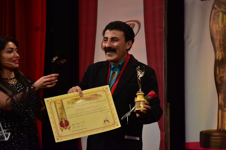 جانب من المكرمين في المهرجان