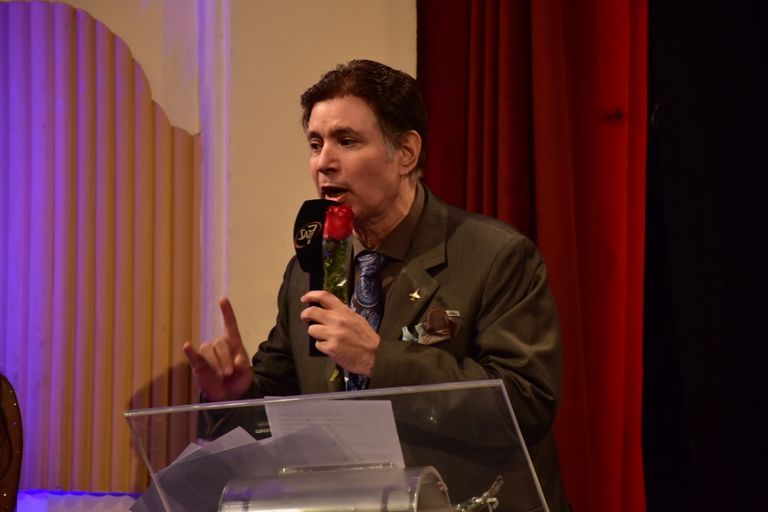 جانب من المكرمين في المهرجان