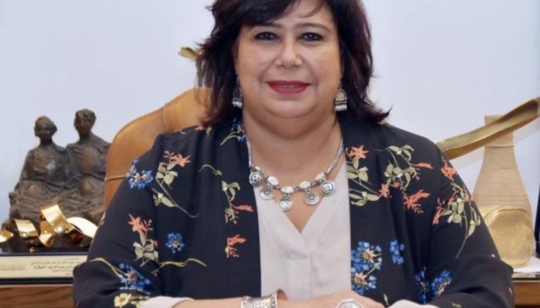 دكتورة إيناس عبدالدايم وزيرة الثقافة المصرية - صورة أرشيفية