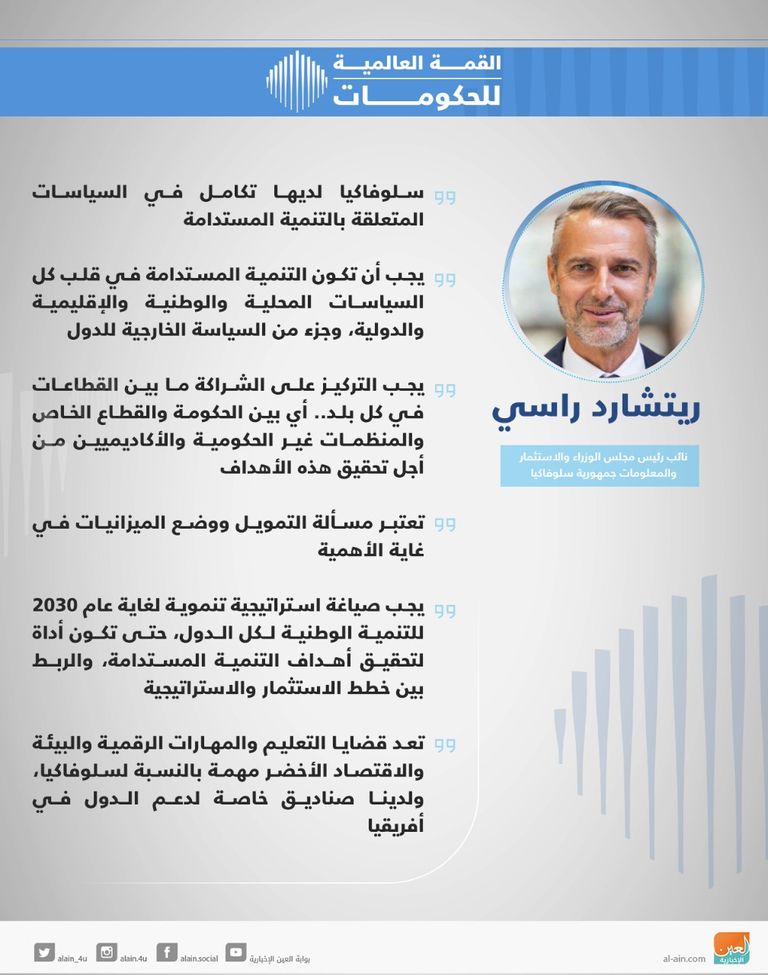 ريتشارد راسي نائب رئيس مجلس الوزراء ووزير الاستثمار في سلوفاكيا