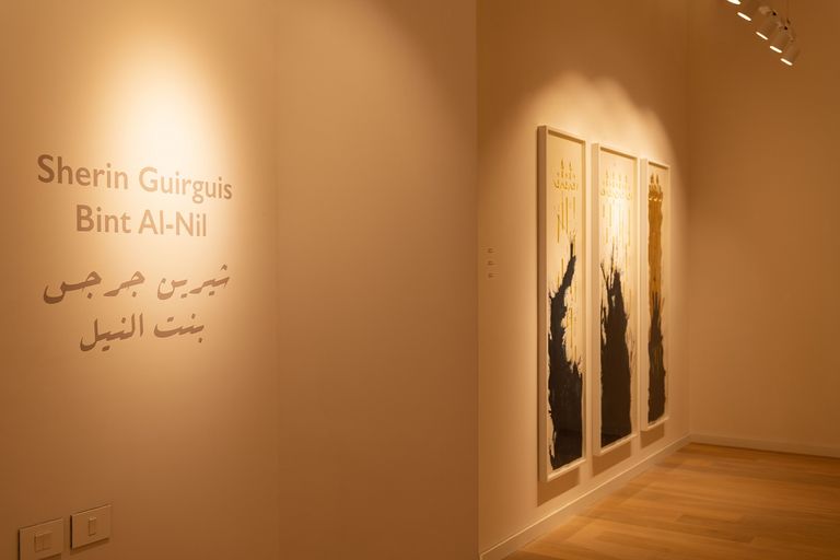 من معرض هدى لطفي بالجامعة الأمريكية