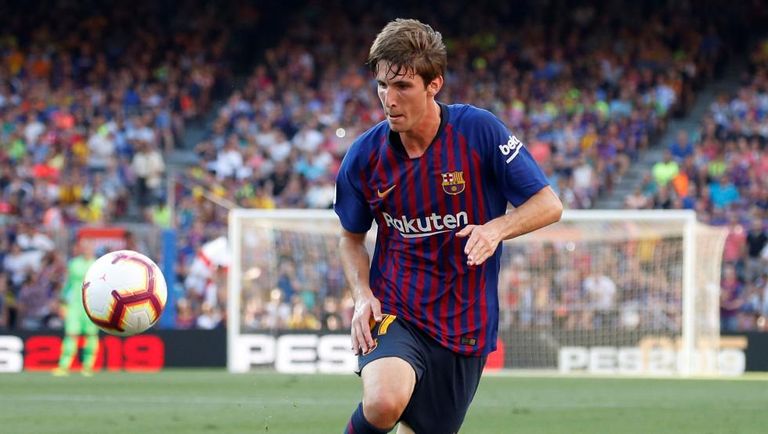 خوان ميراندا لاعب برشلونة الشاب جوردي ألبا ظهير برشلونة