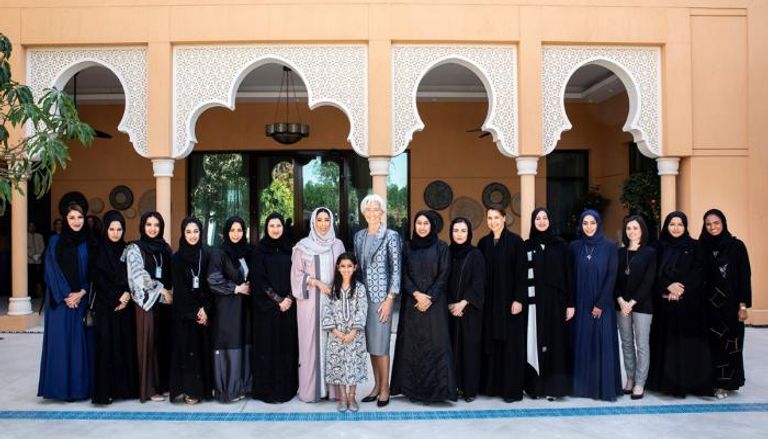 "الإمارات للتوازن بين الجنسين" يستضيف لقاء عمل على شرف كريستين لاجارد