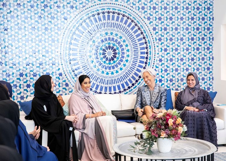 "الإمارات للتوازن بين الجنسين" يستضيف لقاء عمل على شرف كريستين لاجارد