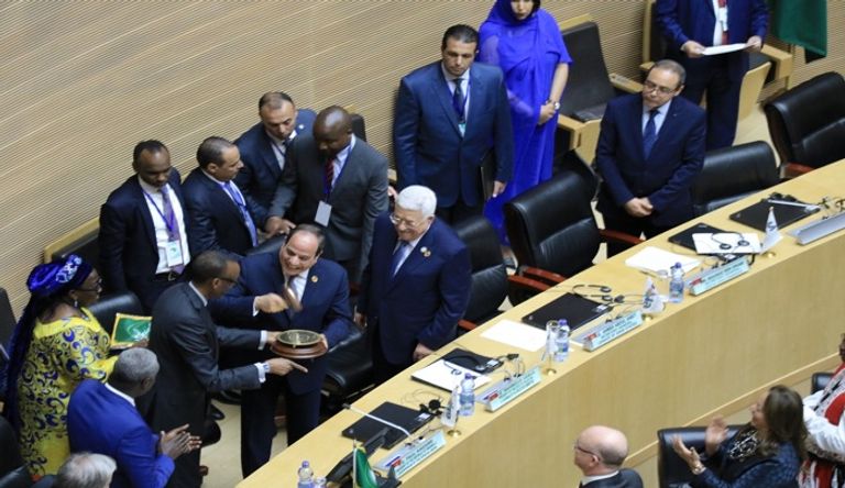 الرئيس عبدالفتاح السيسي خلال كلمته أمام القمة الأفريقية