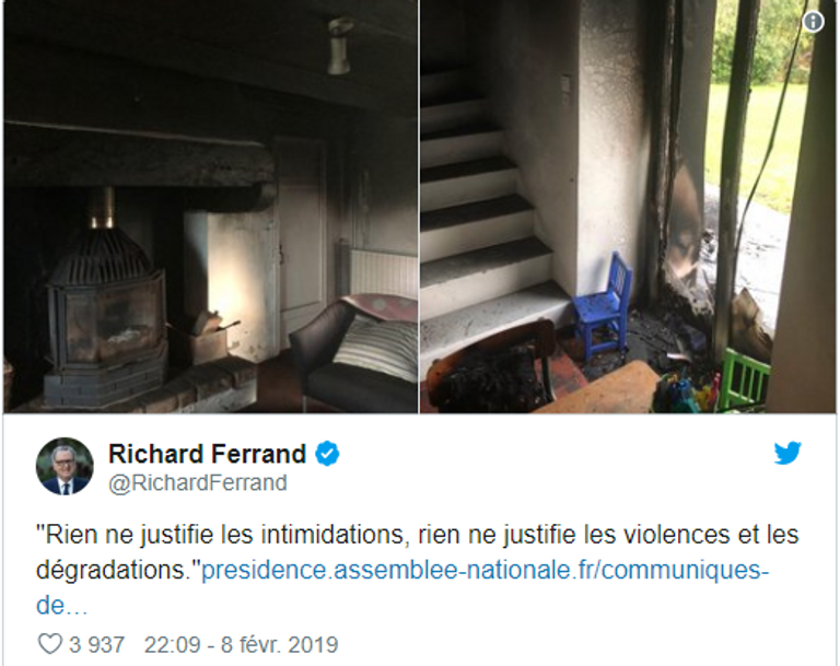 وزير الداخلية الفرنسي يتفقد قوات الأمن- أرشيفية