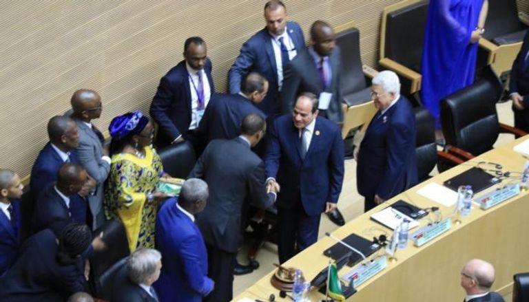 الرئيس المصري يتسلم رئاسة الاتحاد الأفريقي