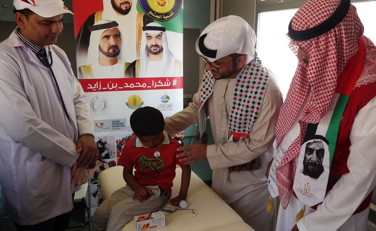 انطلاق حملة الشيخة فاطمة لعلاج الأطفال والنساء في "كاثور" الباكستانية