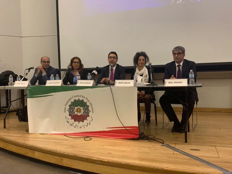 جانب من ندوة المجتمع المدني في إيران والطريق نحو الديمقراطية