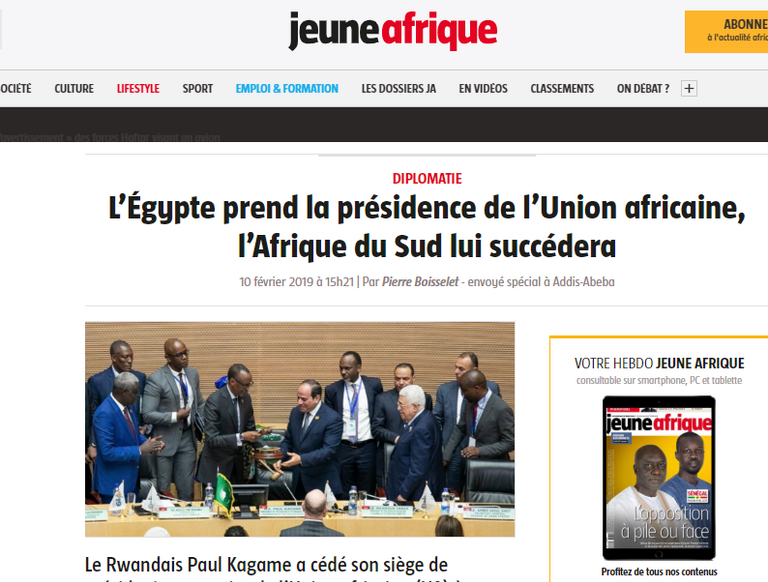 الرئيس عبدالفتاح السيسي خلال كلمته أمام القمة الأفريقية