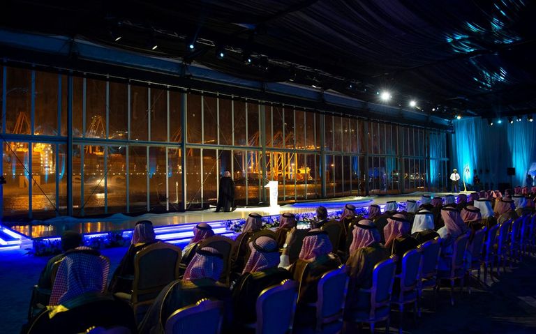 الأمير محمد بن سلمان يدشن ميناء الملك عبدالله