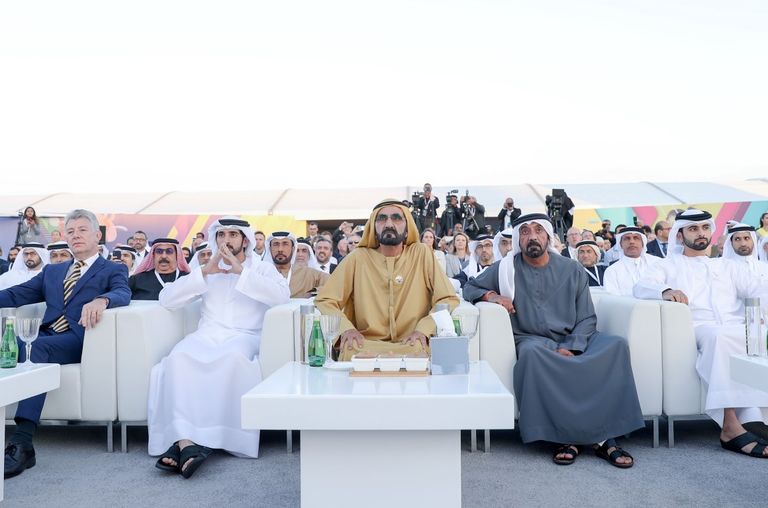 الشيخ محمد بن راشد يشهد إطلاق العلامة التجارية لمطار دبي الدولي