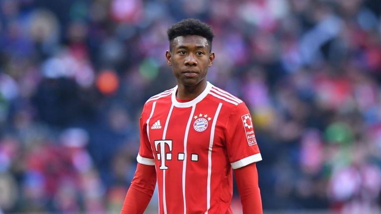 ديفيد ألابا ظهير بايرن ميونيخ محمد صلاح نجم ليفربول