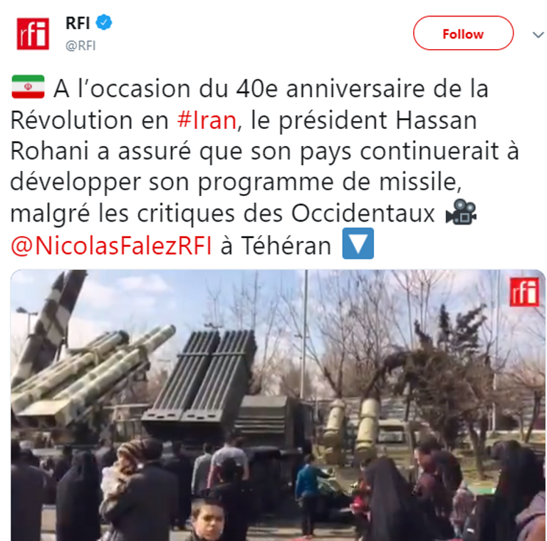 إيران تستفز العالم بصواريخها الباليستية بالتزامن مع قمة وارسو