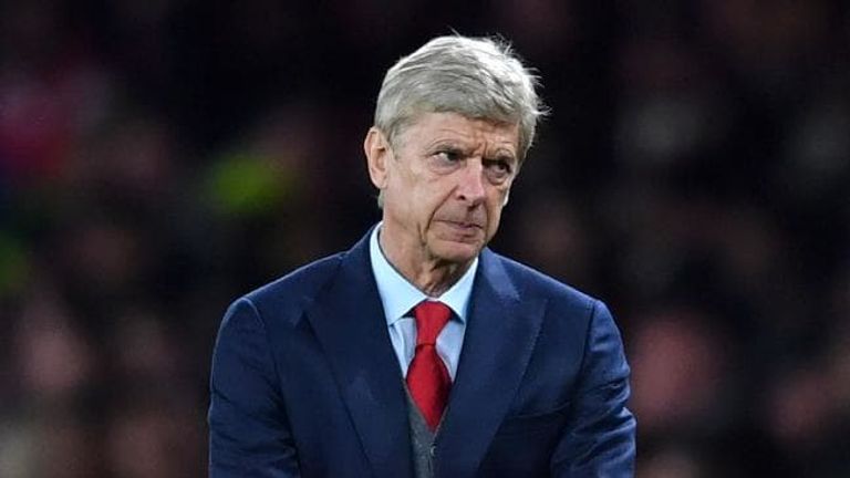 أرسين فينجر مدرب أرسنال السابق جادون سانشو لاعب بروسيا دورتموند