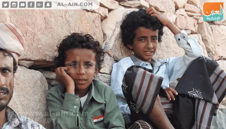 أطفال محافظة البيضاء ضحايا ألغام الموت الحوثية- أرشيف