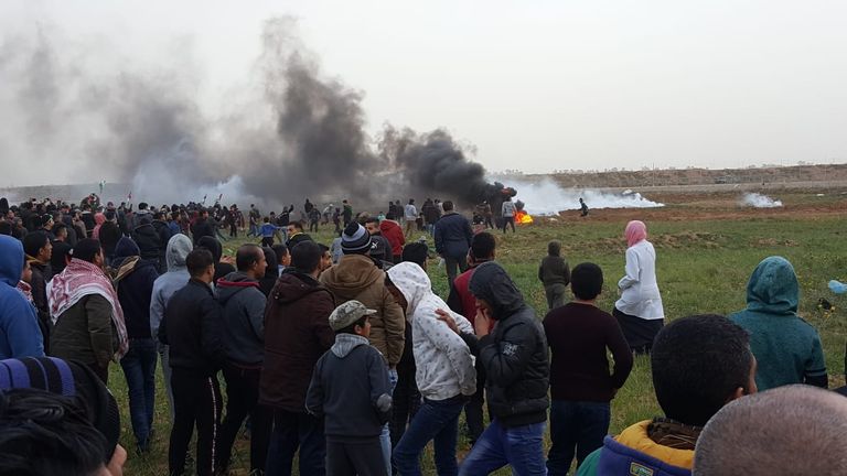 الجمعة الـ47 لمسيرة العودة شرق غزة